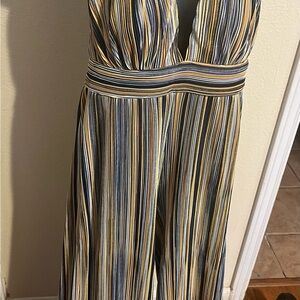 One Piece Multi Colored Halter Jumper